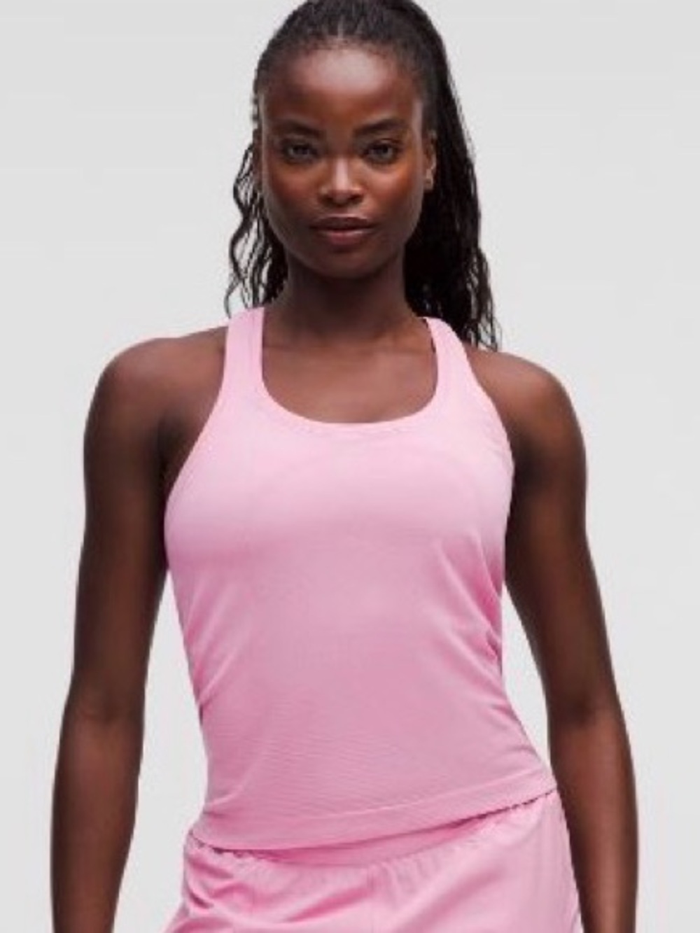 🍋 Lululemon Swiftly Tech Scoopneck Tank 2.0 Race length pink frosting size 10